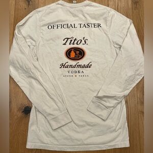 Tito’s Official Taster Men's White Shirt